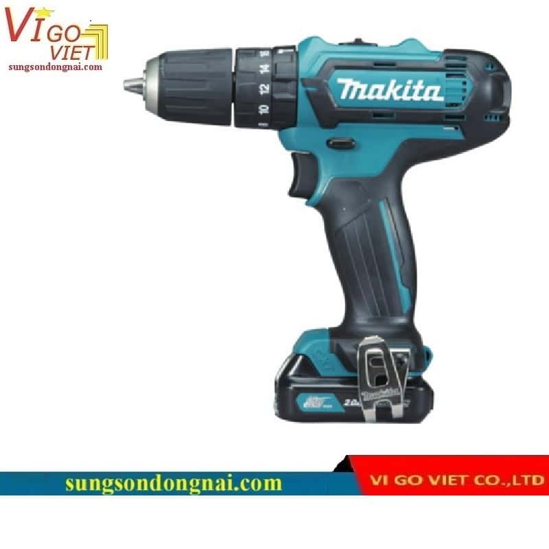 Máy khoan búa và vặn vít Makita dùng pin HP331DWAX8 12V Max