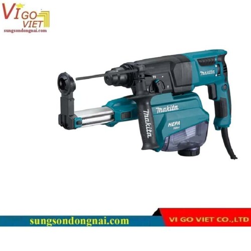 Máy khoan đa năng với hệ thống hút bụi Makita HR2652