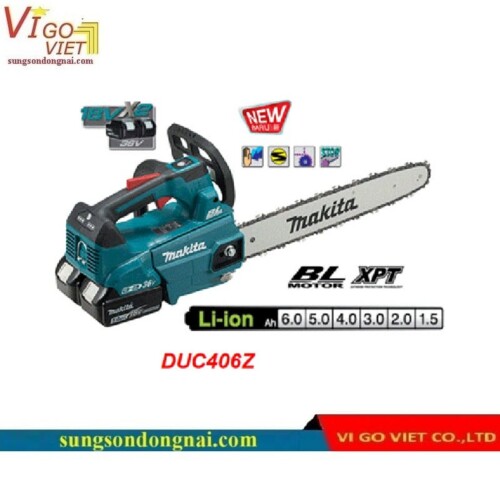 Máy cưa xích dùng 2 pin 18V Makita DUC406Z
