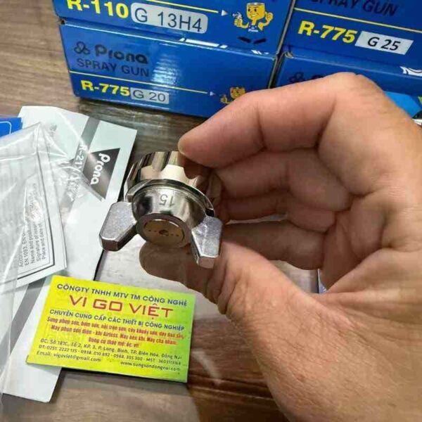 Nắp chụp súng phun sơn R-21X-G15 Prona 1.5mm